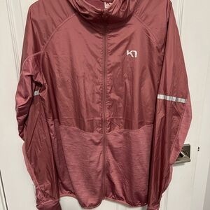 Kari Traa Pink Full-Zip Running Jacket